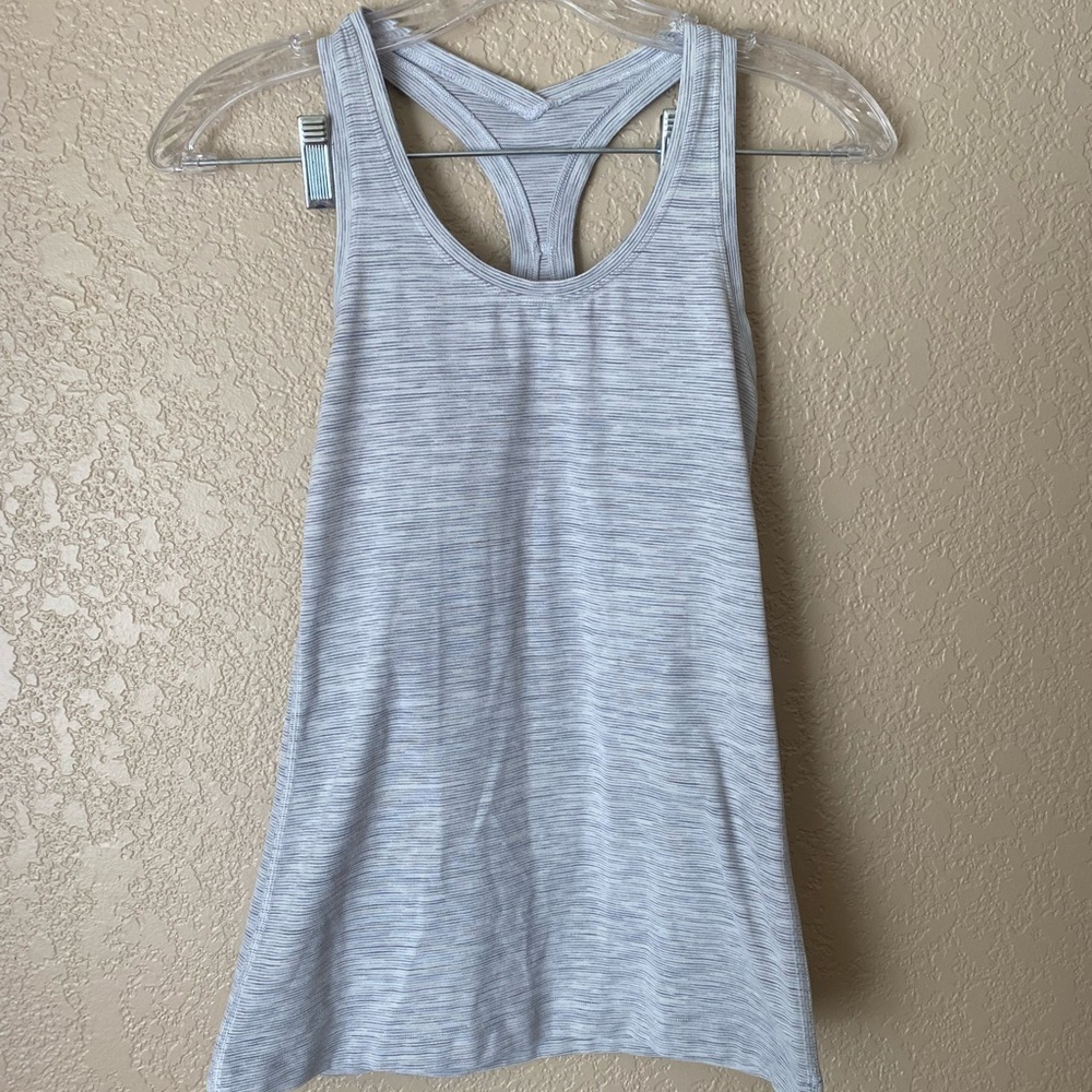 LuLulemon Racerback Tank - Heathered Blue/Gray - Size XS